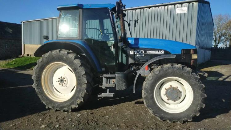 New Holland 8160 Tractor and Farm Machinery Sales Wales